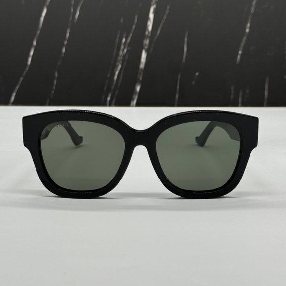 NEW GG1550SK 001 GUCCI BLACK GREY SQUARE WOMEN GUCCI SUNGLASSES - Picture 5 of 12
